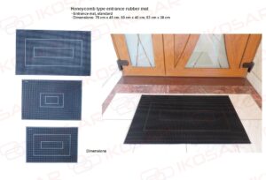 Honeycomb type entrance rubber mat - Ikosar