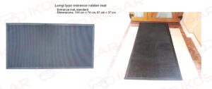 Longi type entrance rubber mat - Ikosar
