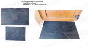 Rizuri type entrance rubber mat - Ikosar